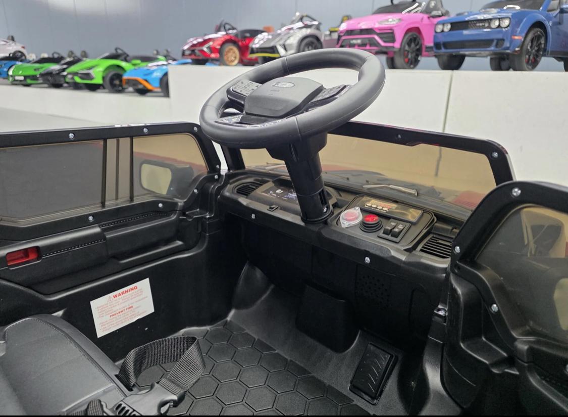 Auto elettrica per bambini Ford Raptor 1 posto 12V nera