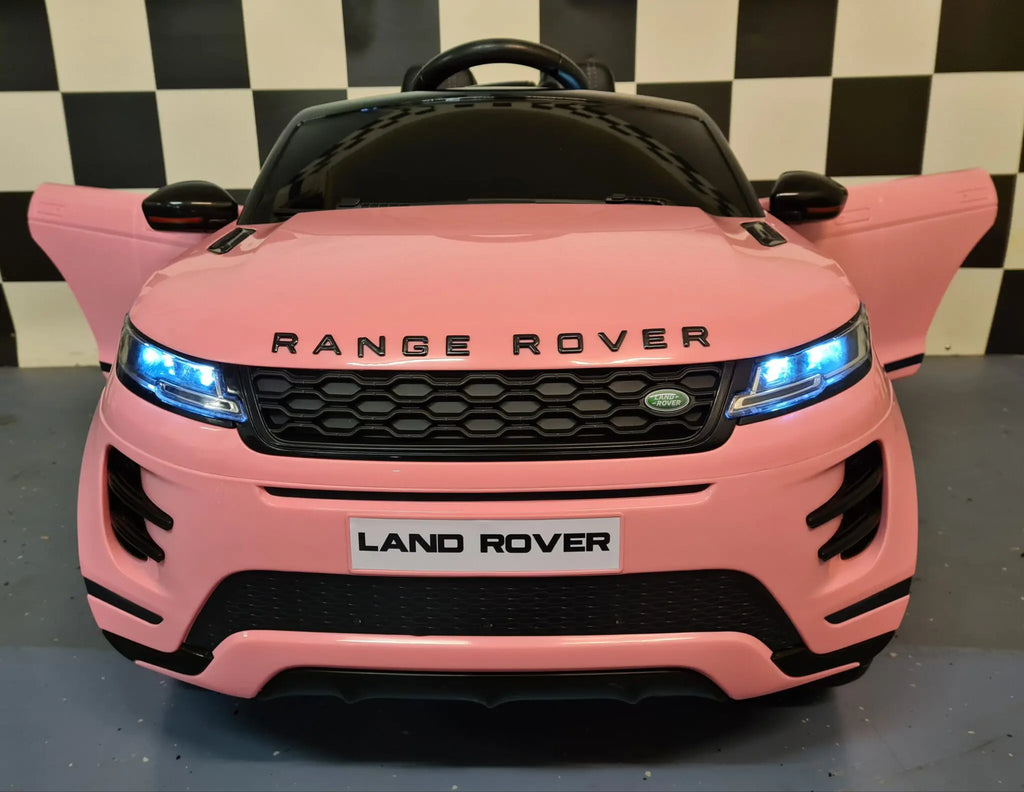 Auto elettrica per bambini Range Rover Evoque 4x4 12V rosa