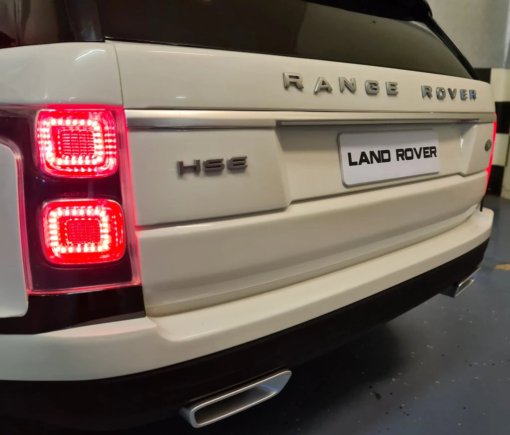Auto elettrica per bambini Range Rover HSE Sport 12V 4 motori bianca