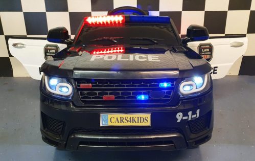 Auto polizia elettrica per bambini 12V con telecomando - immagine 3