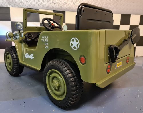 Jeep Willy elettrica per bambini 12V con telecomando - immagine 5