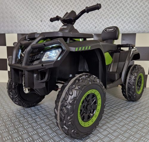 Quad elettrico bambini 24V verde militare - immagine 2