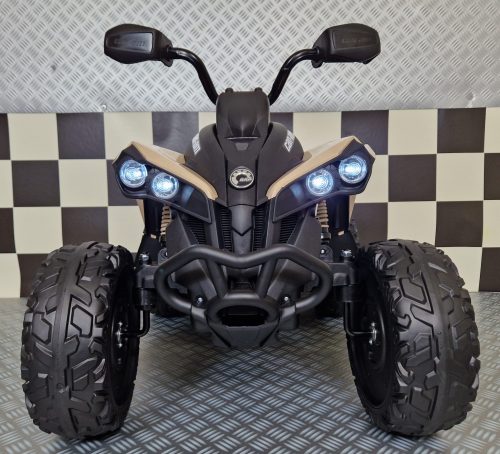 Quad elettrico bambini Can-Am Maverick 24V khaki - immagine 3