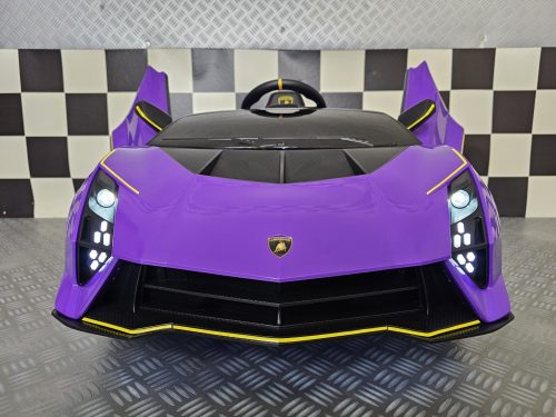 Auto elettrica per bambini Lamborghini Autentica 12V viola