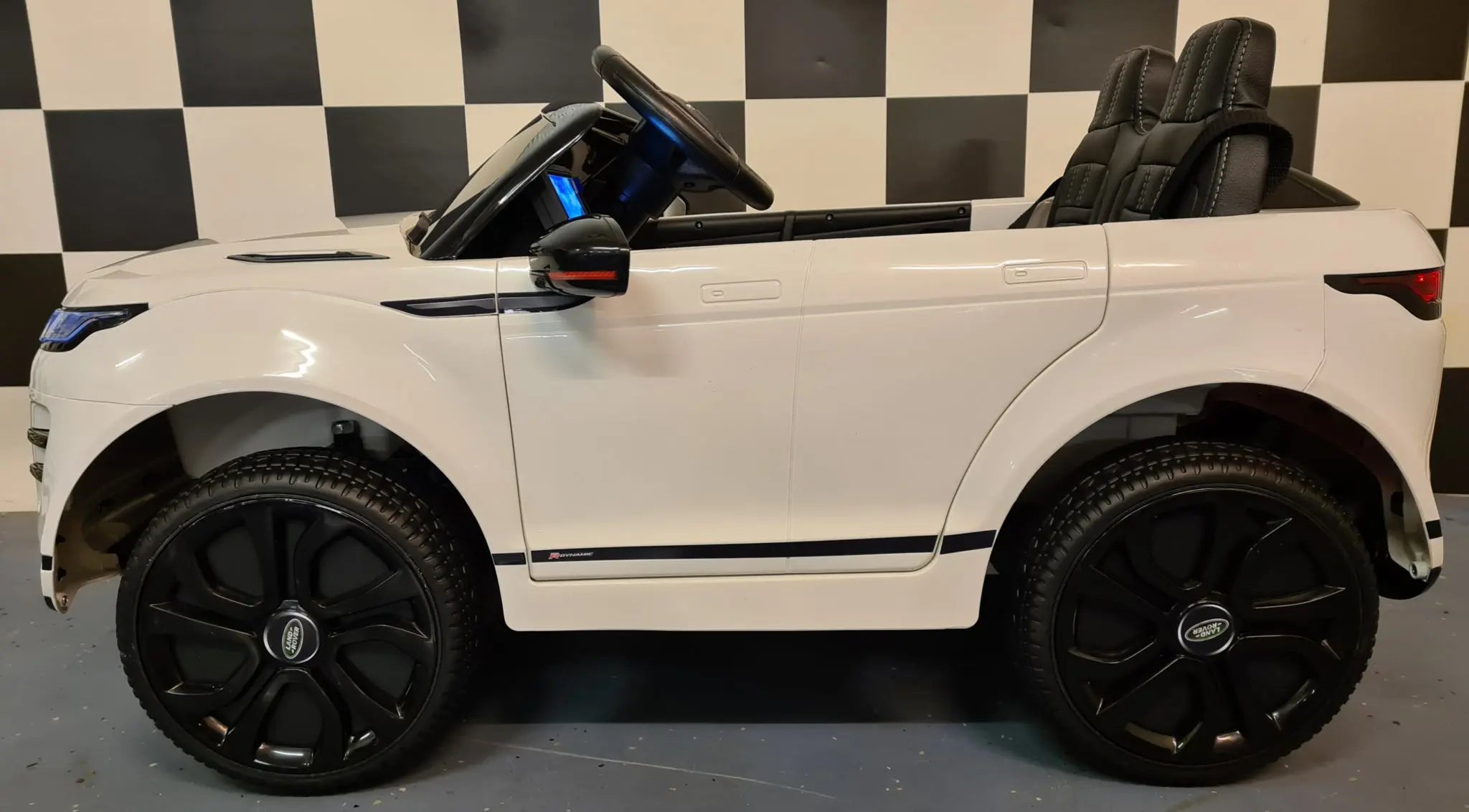 Auto elettrica per bambini Range Rover Evoque 4x4 12V bianca
