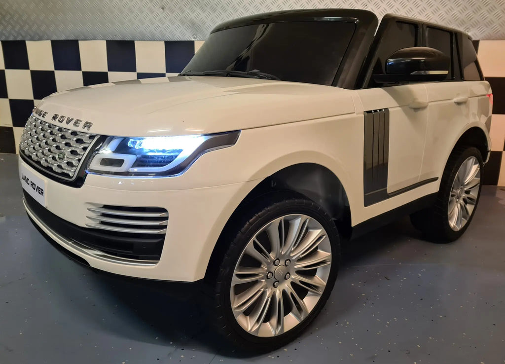 Auto elettrica per bambini Range Rover HSE Sport 12V 4 motori bianca