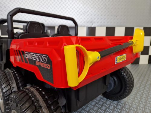 Jeep elettrica per bambini Transporter 24V rossa - immagine 9
