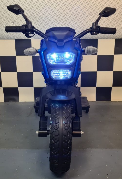 Moto elettrica Grom Superbike per bambini 12V blu metallizzato - immagine 3