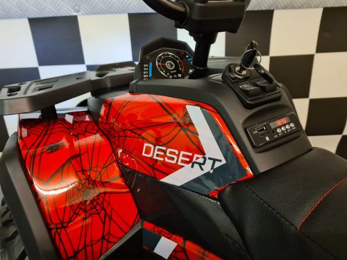 Quad elettrico bambini Spider 12V rosso - immagine 8