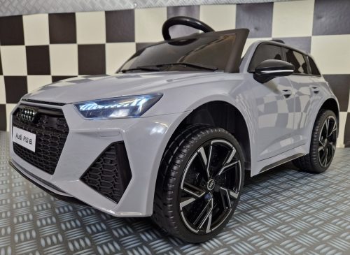 Audi RS6 Elettrica per Bambini 12V Grigia - immagine 2