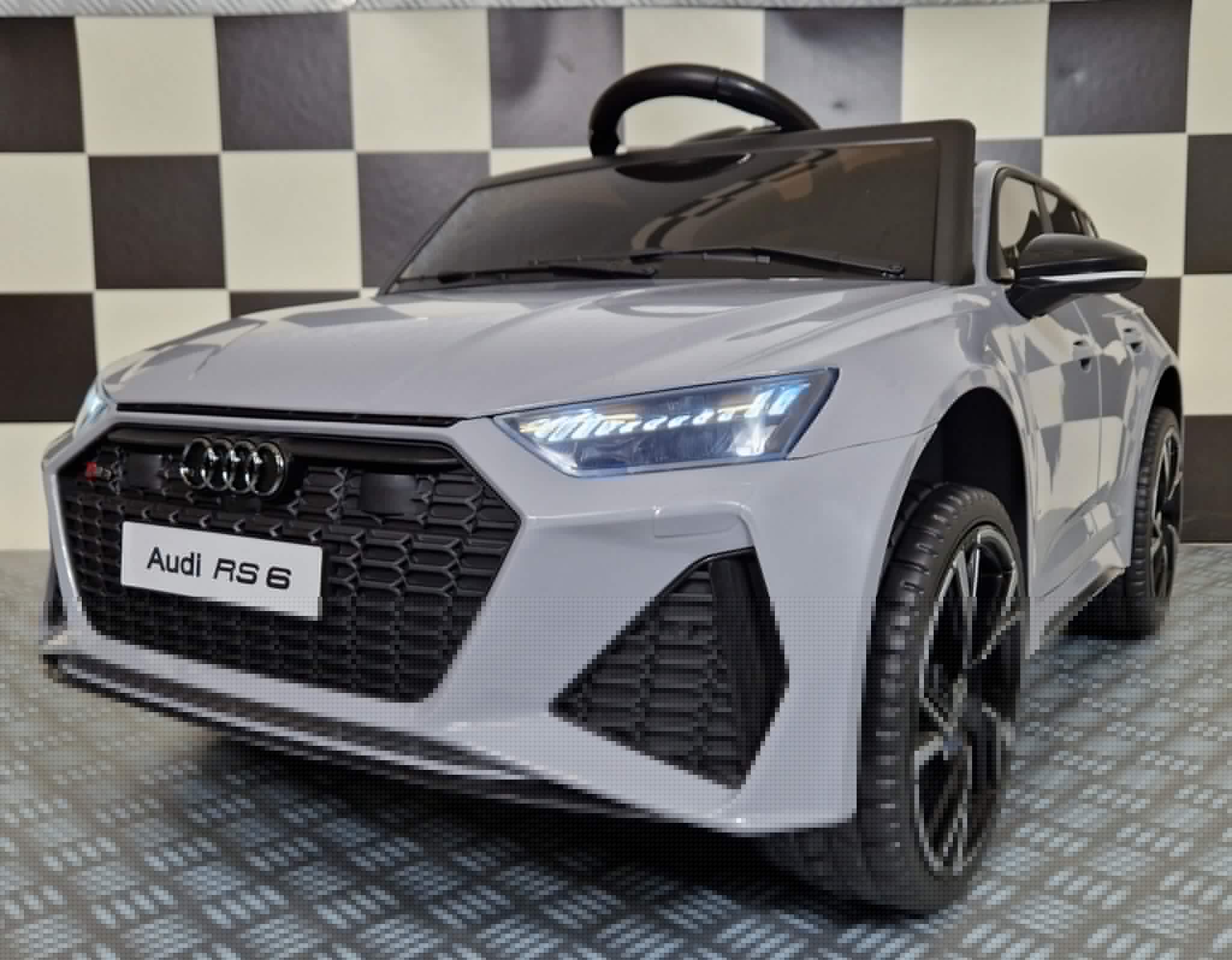 Audi RS6 Elettrica per Bambini 12V Grigia - immagine 1