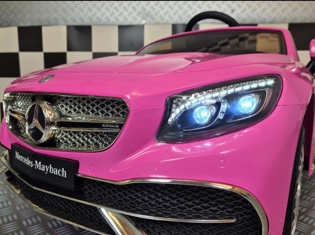 Mercedes Maybach S650 Elettrica per Bambini 12V Rosa
