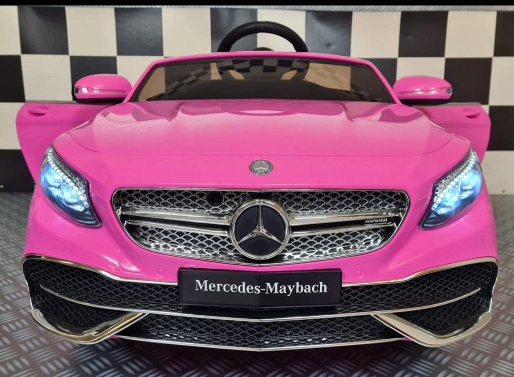 Mercedes Maybach S650 Elettrica per Bambini 12V Rosa