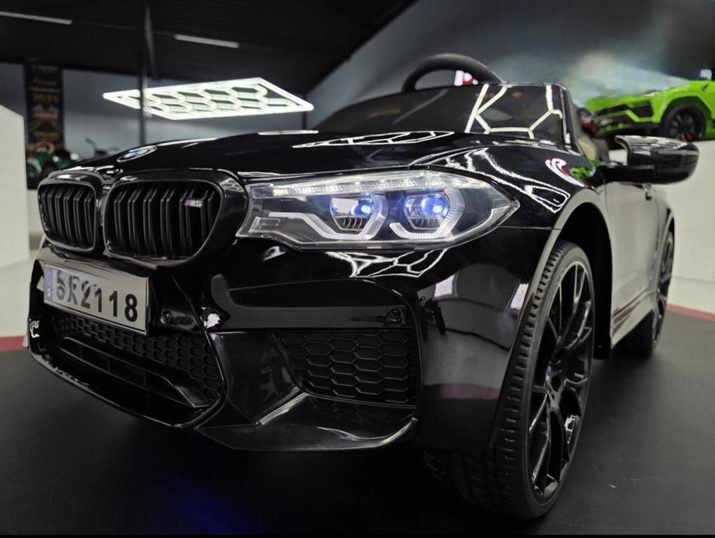 BMW M5 Elettrica per Bambini 24V Nero Metallizzato