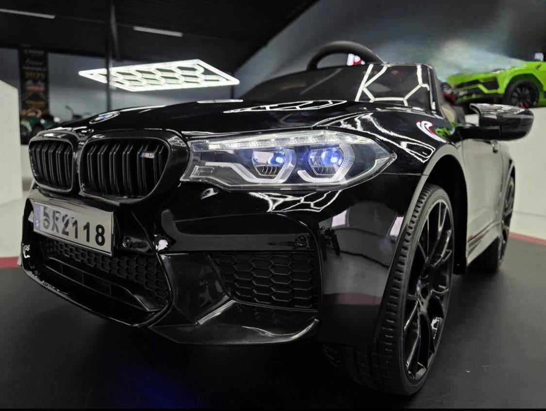 BMW M5 Elettrica per Bambini 24V Nero Metallizzato