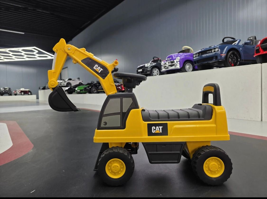 Escavatore cavalcabile Caterpillar per bambini