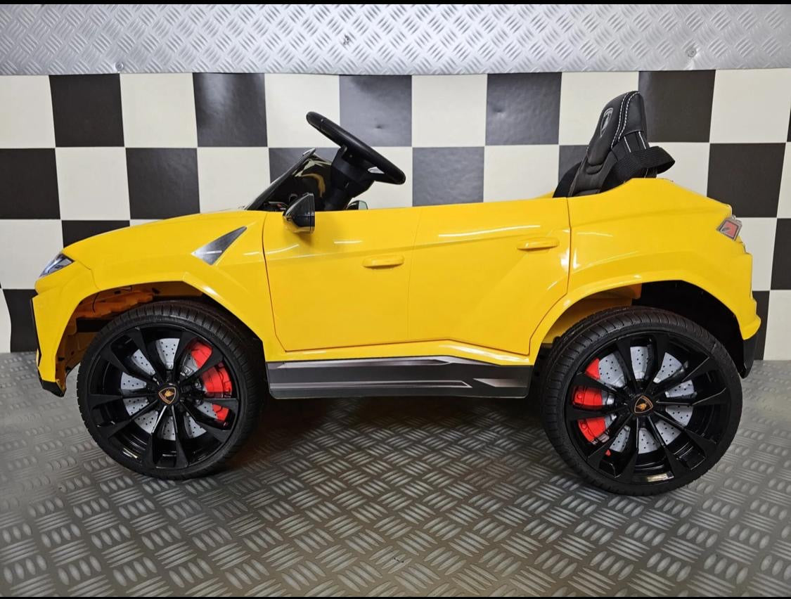 Auto elettrica per bambini Lamborghini Urus 12V gialla