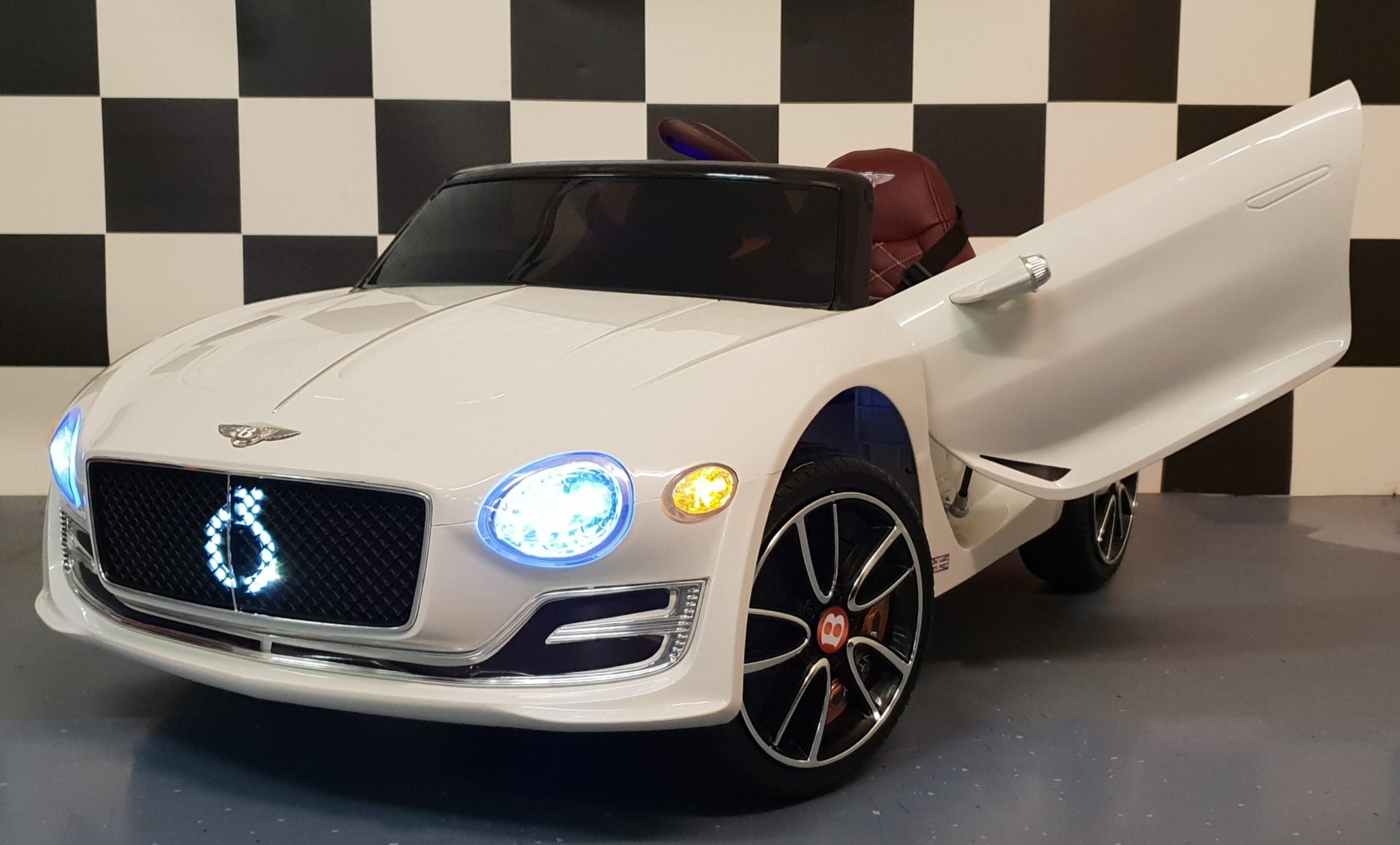 Bentley EXP12 Elettrica per Bambini 12V Bianca - immagine 1