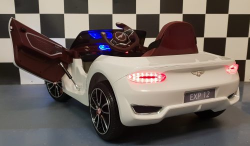 Bentley EXP12 Elettrica per Bambini 12V Bianca - immagine 3