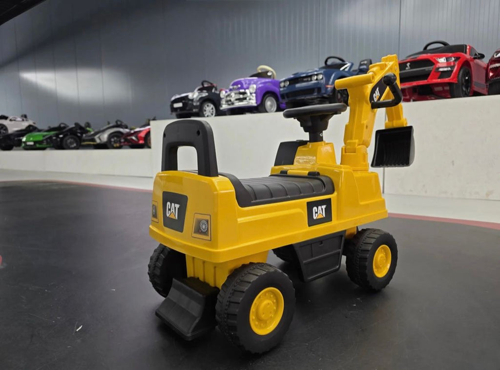 Escavatore cavalcabile Caterpillar per bambini
