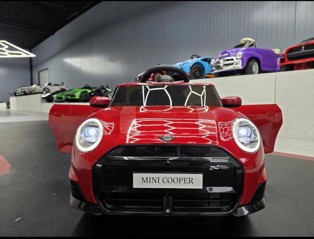 Mini Cooper S Elettrica per Bambini 12V Rosso Metallizzato