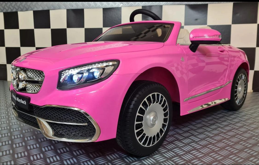 Mercedes Maybach S650 Elettrica per Bambini 12V Rosa