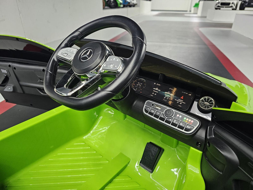 Mercedes CLA 45 Elettrica per Bambini 12V Verde