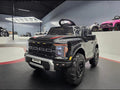 Auto elettrica per bambini Ford Raptor 1 posto 12V nera