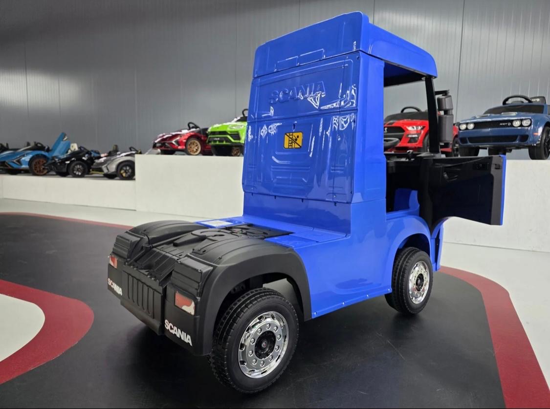 Camion elettrico per bambini Scania 12V blu
