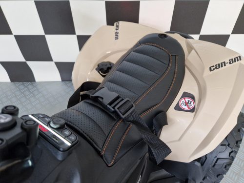 Quad elettrico bambini Can-Am Maverick 24V khaki - immagine 10