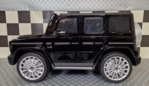 Auto elettrica per bambini Mercedes G500 12V nero metallizzato