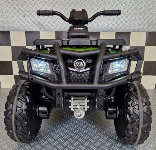 Quad elettrico bambini 24V verde militare - immagine 4