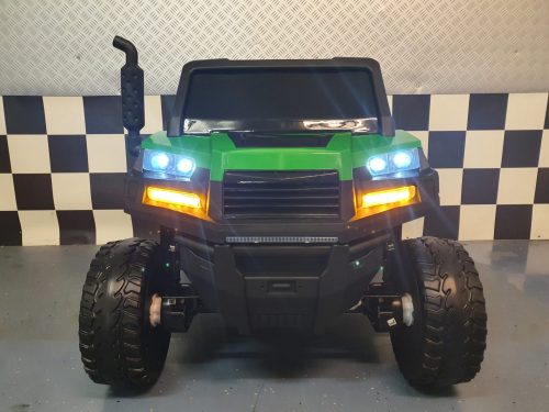 Farmer Truck 4x4 elettrico per bambini 24V verde con telecomando - immagine 2