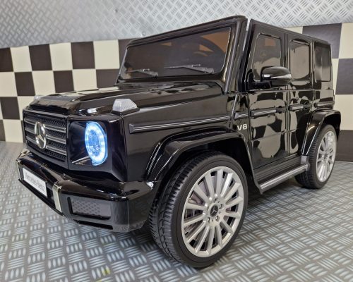 Auto elettrica per bambini Mercedes G500 12V nero metallizzato