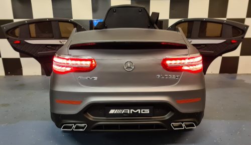 Auto elettrica per bambini Mercedes GLC 63 AMG 12V grigio opaco