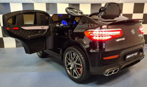 Auto elettrica per bambini Mercedes GLC 63 AMG 12V nera 1 posto