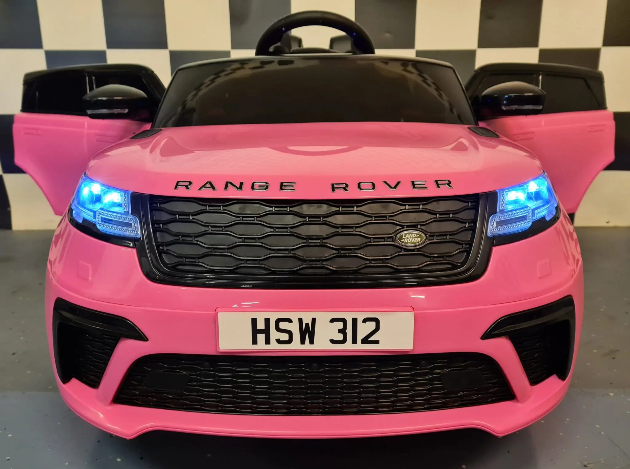 Auto elettrica per bambini Range Rover Velar 12V rosa