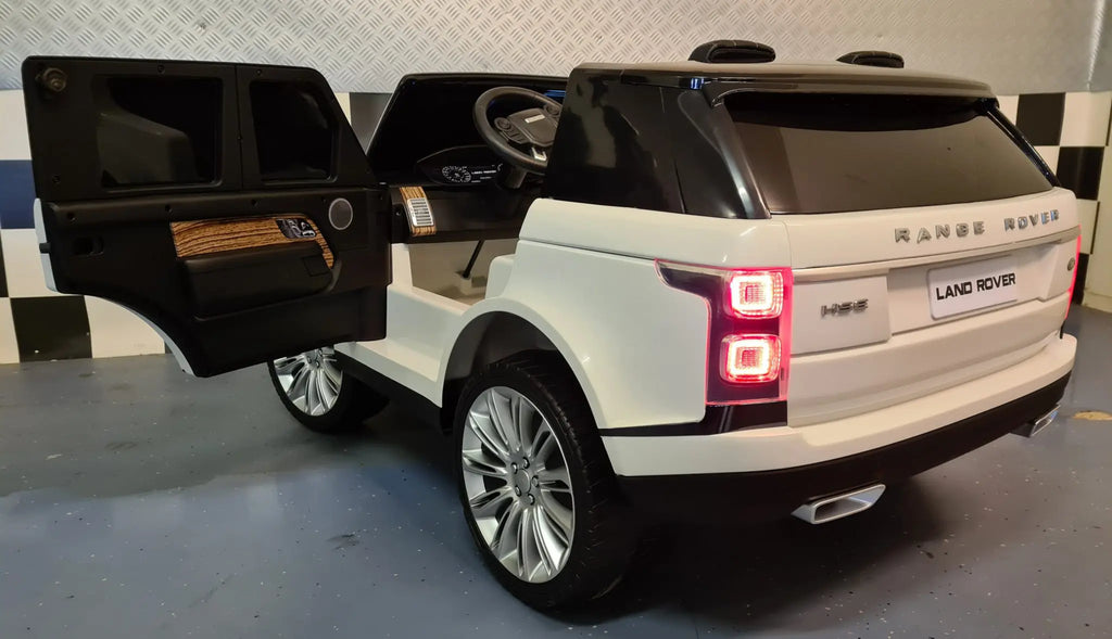 Auto elettrica per bambini Range Rover HSE Sport 12V 4 motori bianca