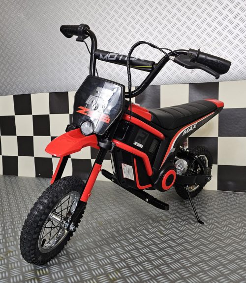 Moto cross elettrica per bambini 24V rossa - immagine 2