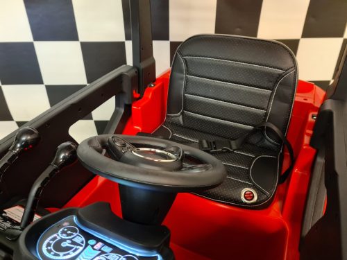 Muletto elettrico per bambini 12V rosso con telecomando - immagine 9