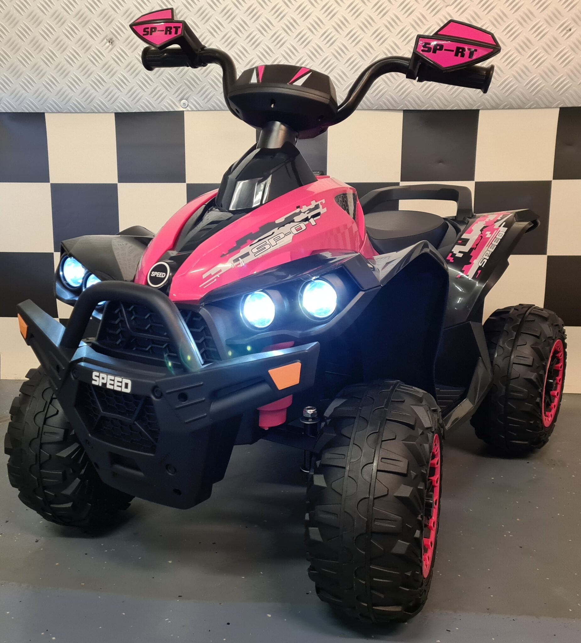 Quad elettrico per bambini Phyton 12V rosa