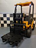 Muletto elettrico per bambini 12V giallo con telecomando