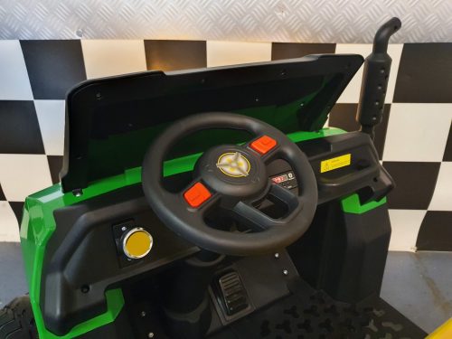 Farmer Truck 4x4 elettrico per bambini 24V verde con telecomando - immagine 7