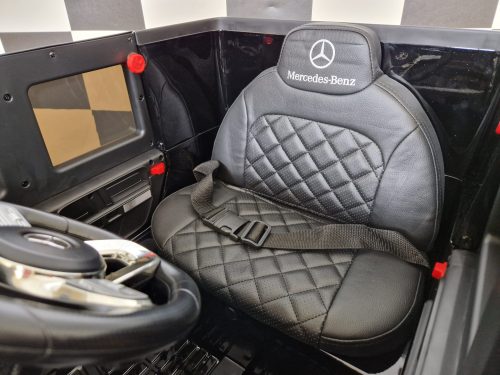 Auto elettrica per bambini Mercedes G500 12V nero metallizzato