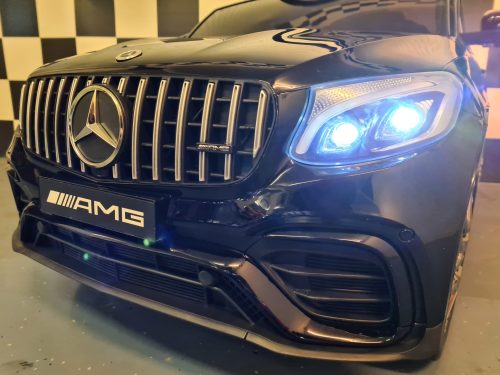 Auto elettrica per bambini Mercedes GLC 63 AMG 12V nera 1 posto