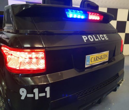 Auto polizia elettrica per bambini 12V con telecomando - immagine 7