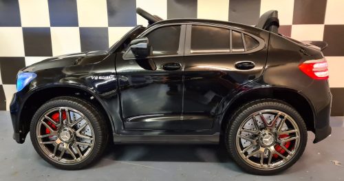 Auto elettrica per bambini Mercedes GLC 63 AMG 12V nera 1 posto