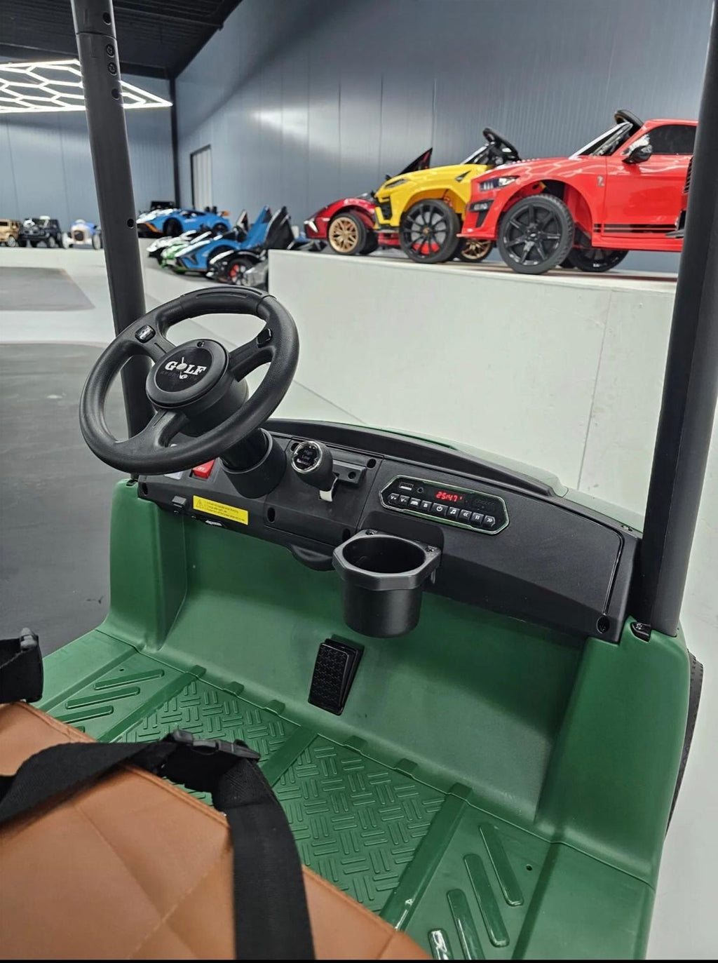 Golf cart elettrico per bambini 24V verde