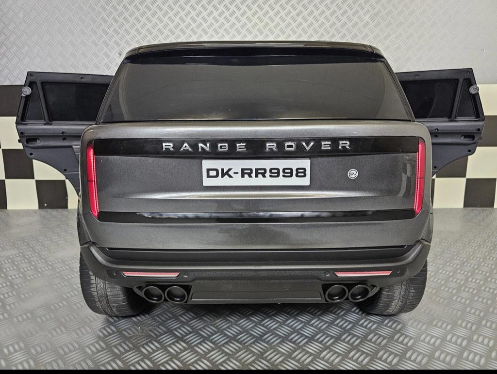 Auto elettrica per bambini Range Rover Vogue 24V grigio metallizzato