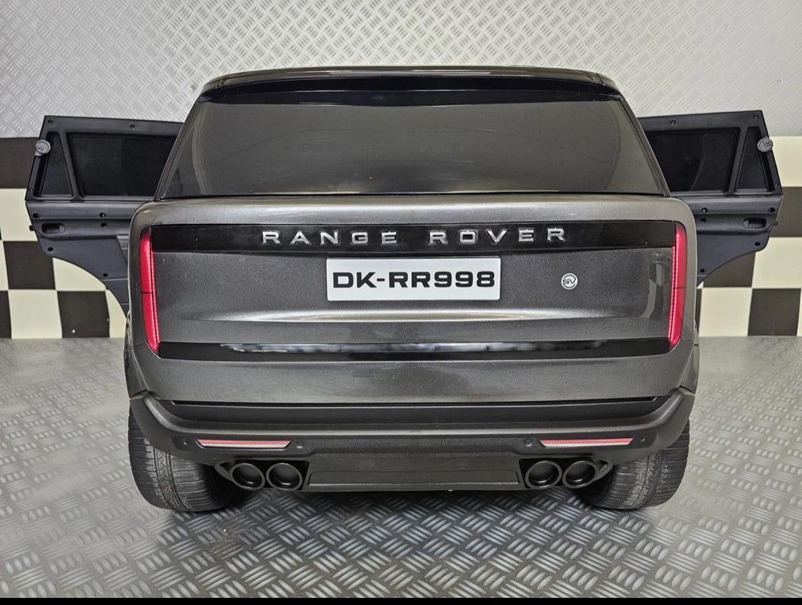 Auto elettrica per bambini Range Rover Vogue 24V grigio metallizzato